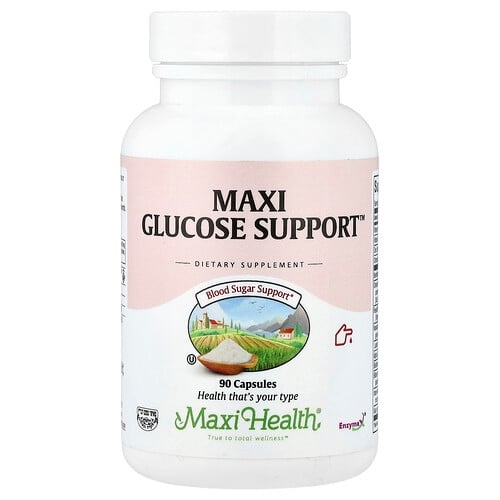맥시 헬스 Maxi Health, Maxi Glucose Support™, 캡슐 90정 상세 이미지