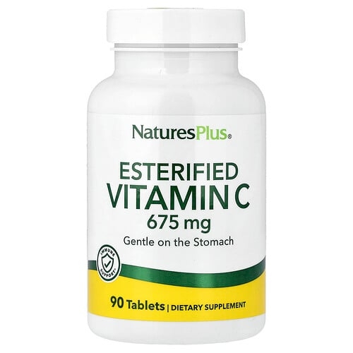 네이쳐스 플러스 NaturesPlus, 에스테르 비타민 C, 90 정 상세 이미지