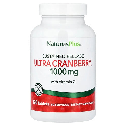 네이쳐스 플러스 NaturesPlus, Ultra Cranberry™, 서방형, 120정 상세 이미지