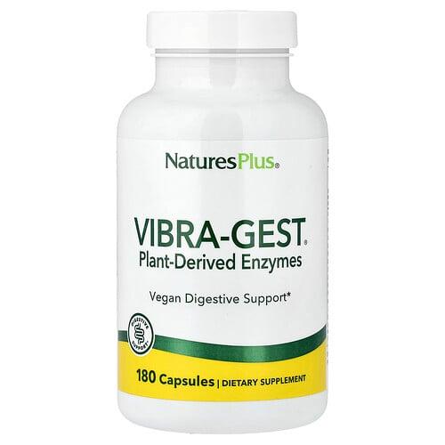 네이쳐스 플러스 NaturesPlus, Vibra-Gest®, 식물 유래 효소, 캡슐 180정 상품 이미지