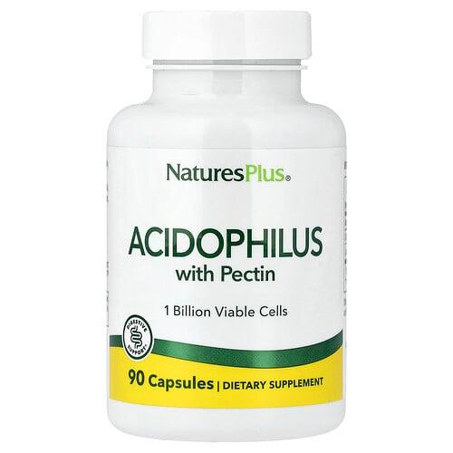 네이쳐스 플러스 NaturesPlus, 애시도필러스, 펙틴 함유, 캡슐 90정 상품 이미지