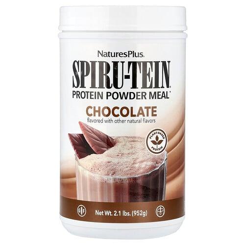 네이쳐스 플러스 NaturesPlus, Spiru-Tein®, 단백질 분말 식사, 초콜릿 맛, 952g(2.1lb) 상품 이미지