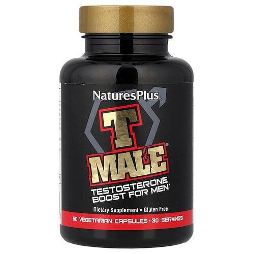 네이쳐스 플러스 NaturesPlus, T Male, 남성용 테스토스테론 부스트, 베지 캡슐 60정 상품 이미지