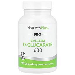 네이쳐스 플러스 NaturesPlus, 프로 칼슘 d-글루카레이트 600, 캡슐 90정(캡슐 1정당 600mg)