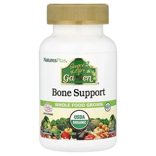 네이쳐스 플러스 NaturesPlus, Source of Life® Garden, 본 서포트, 베지 캡슐 120정 상세 이미지