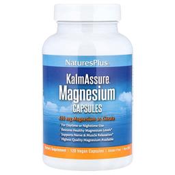 네이쳐스 플러스 NaturesPlus, KalmAssure®, 마그네슘, 베지 캡슐 120정(캡슐 1정당 105mg)