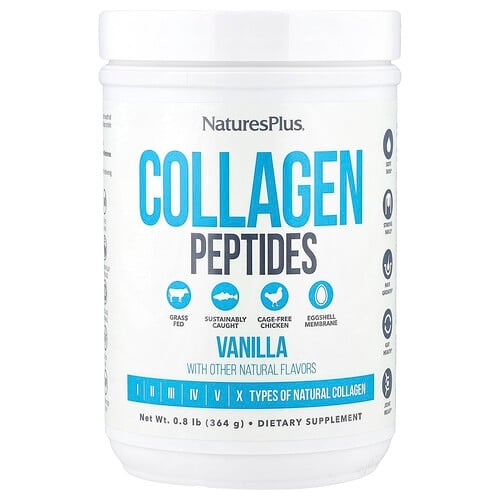 네이쳐스 플러스 NaturesPlus, 콜라겐 펩타이드, 바닐라 맛, 364g(0.8lb) 상세 이미지