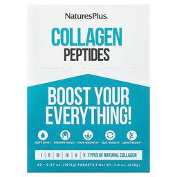 네이쳐스 플러스 NaturesPlus, 콜라겐 펩타이드, 스틱 팩 20개, 개당 10.5g (0.37oz)