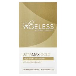 에이지리스 파운데이션 래보라토리스 Ageless Foundation Laboratories, 알파뉴로 복합체 함유 UltraMax Gold, 베지 캡슐 90정