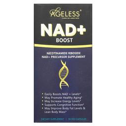 에이지리스 파운데이션 래보라토리스 Ageless Foundation Laboratories, NAD+ 부스트, 베지 캡슐 30정