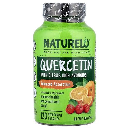 내추렐로 NATURELO, 퀘르세틴, 시트러스 바이오플라보노이드 함유, 베지 캡슐 120정 상품 이미지