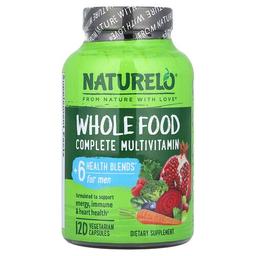 내추렐로 NATURELO, 홀 푸드 컴플리트 종합비타민, 남성용, 베지 캡슐 120정