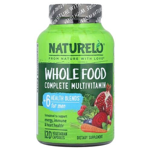 내추렐로 NATURELO, 홀 푸드 컴플리트 종합비타민, 남성용, 베지 캡슐 120정 상품 이미지