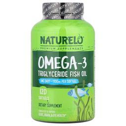 내추렐로 NATURELO, 오메가3 중성지방 피쉬 오일, 1,100mg, 소프트젤 120정