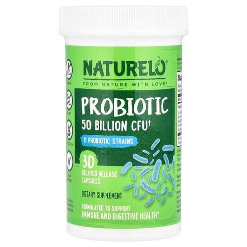 내추렐로 NATURELO, 프로바이오틱, 500억 CFU, 지연 방출 캡슐 30정 상품 이미지