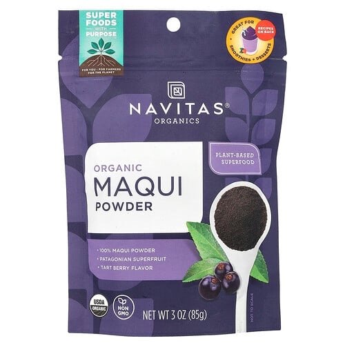 나비타스 오가닉스 Navitas Organics, 유기농 마키 파우더, 타르트 베리, 85g(3oz) 상세 이미지