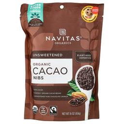 나비타스 오가닉스 Navitas Organics, 유기농 카카오 닙스. 무가당, 454g(16oz)
