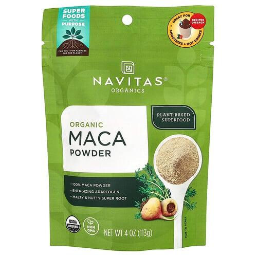 나비타스 오가닉스 Navitas Organics, 유기농 마카 분말, 113g(4oz) 상품 이미지