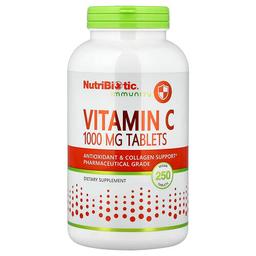 뉴트리바이오틱 NutriBiotic, 면역력, 비타민C, 1,000mg, 비건 정제 250정