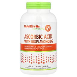 뉴트리바이오틱 NutriBiotic, Immunity, 바이오플라보노이드 함유 아스코르브산, 결정질 가루, 454g(16oz)