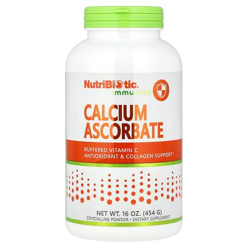 뉴트리바이오틱 NutriBiotic, 면역, 아스코르브산칼슘, 결정성 분말, 454g(16oz) 상품 이미지