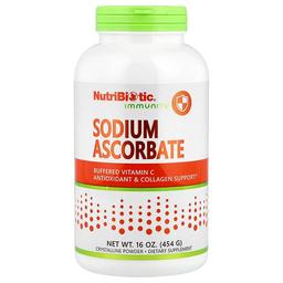 뉴트리바이오틱 NutriBiotic, Immunity, 아스코르브산 나트륨, 결정질 분말, 454g(16oz)