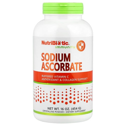 뉴트리바이오틱 NutriBiotic, Immunity, 아스코르브산 나트륨, 결정질 분말, 454g(16oz) 상세 이미지