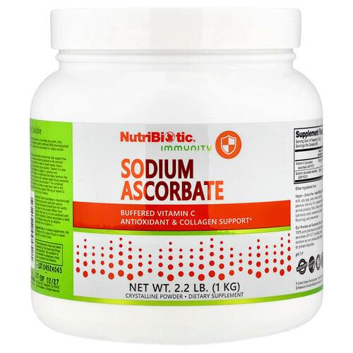 뉴트리바이오틱 NutriBiotic, Immunity, 아스코르브산 나트륨, 결정질 분말, 1kg(2.2lb) 상품 이미지