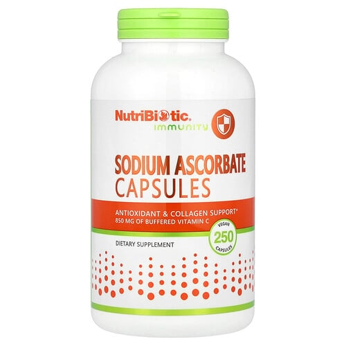 뉴트리바이오틱 NutriBiotic, 아스코르브산 나트륨, 베지 캡슐 250정 상세 이미지