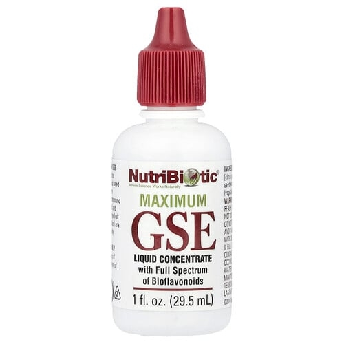 뉴트리바이오틱 NutriBiotic, 맥시멈 GSE, 액상 농축물, 29.5ml(1fl oz) 상세 이미지