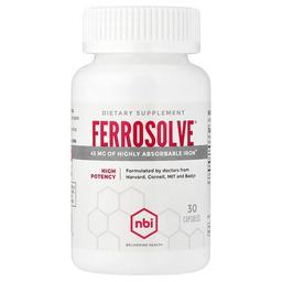 NBI, Ferrosolve®, 캡슐 30정