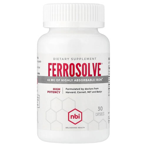 NBI, Ferrosolve®, 캡슐 30정 상세 이미지
