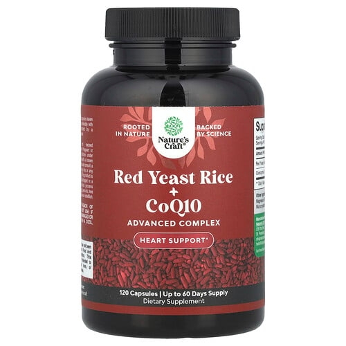 네이처스 크래프트 Nature's Craft, 홍국 + CoQ10, 캡슐 120정 상세 이미지