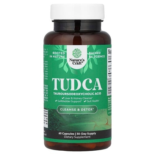 네이처스 크래프트 Nature's Craft, TUDCA, 캡슐 60정(캡슐 1정당 250mg) 상세 이미지