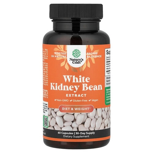 네이처스 크래프트 Nature's Craft, 흰강낭콩 추출물, 캡슐 60정(캡슐당 600mg) 상세 이미지