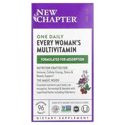 뉴챕터 New Chapter, One Daily Every Woman's™ 종합비타민, 베지 정제 96정