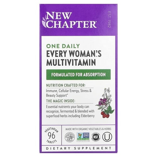 뉴챕터 New Chapter, One Daily Every Woman's™ 종합비타민, 베지 정제 96정 상세 이미지
