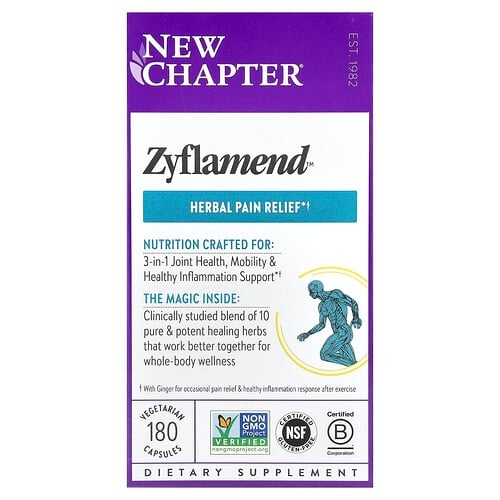 뉴챕터 New Chapter, Zyflamend™, 베지 캡슐 180정 상세 이미지