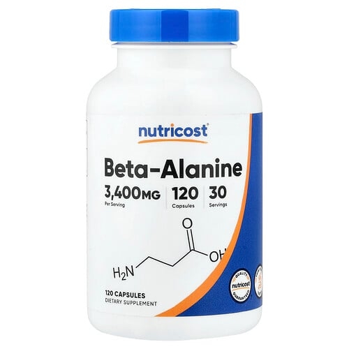 뉴트리코스트 Nutricost, 베타알라닌, 캡슐 120정(캡슐 1정당 850mg) 상세 이미지