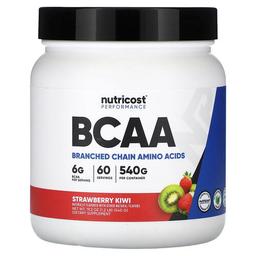 뉴트리코스트 Nutricost, 퍼포먼스, BCAA, 딸기 키위, 540g(1.2lb)