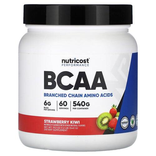 뉴트리코스트 Nutricost, 퍼포먼스, BCAA, 딸기 키위, 540g(1.2lb) 상품 이미지