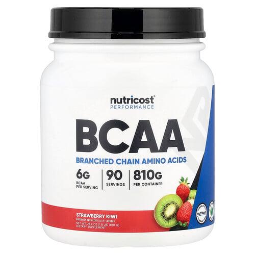 뉴트리코스트 Nutricost, Performance, BCAA, 딸기 키위, 810g(1.8lb) 상품 이미지