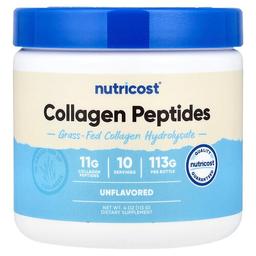 뉴트리코스트 Nutricost, 콜라겐 펩타이드, 무맛, 113g(3.9oz)