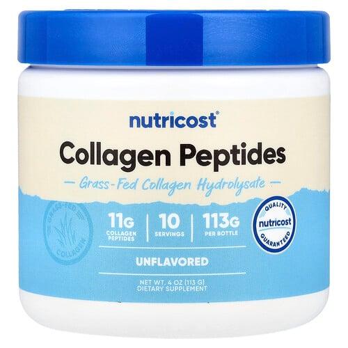 뉴트리코스트 Nutricost, 콜라겐 펩타이드, 무맛, 113g(3.9oz) 상품 이미지