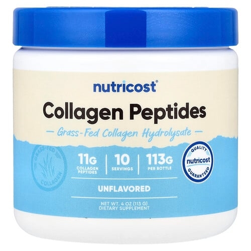 뉴트리코스트 Nutricost, 콜라겐 펩타이드, 무맛, 113g(3.9oz) 상세 이미지