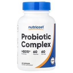 뉴트리코스트 Nutricost, 프로바이오틱 복합체, 500억CFU, 캡슐 60정