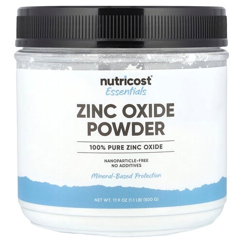 뉴트리코스트 Nutricost, 에센셜, 산화아연 분말, 500g(17.9oz) 상세 이미지