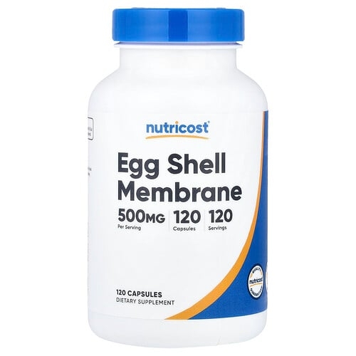 뉴트리코스트 Nutricost, 에그 껍질막, 500mg, 캡슐 120정 상세 이미지