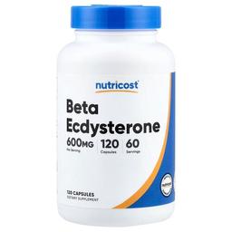 뉴트리코스트 Nutricost, 베타엑디스테론, 캡슐 120정(캡슐 1정당 300mg)
