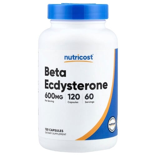 뉴트리코스트 Nutricost, 베타엑디스테론, 캡슐 120정(캡슐 1정당 300mg) 상세 이미지